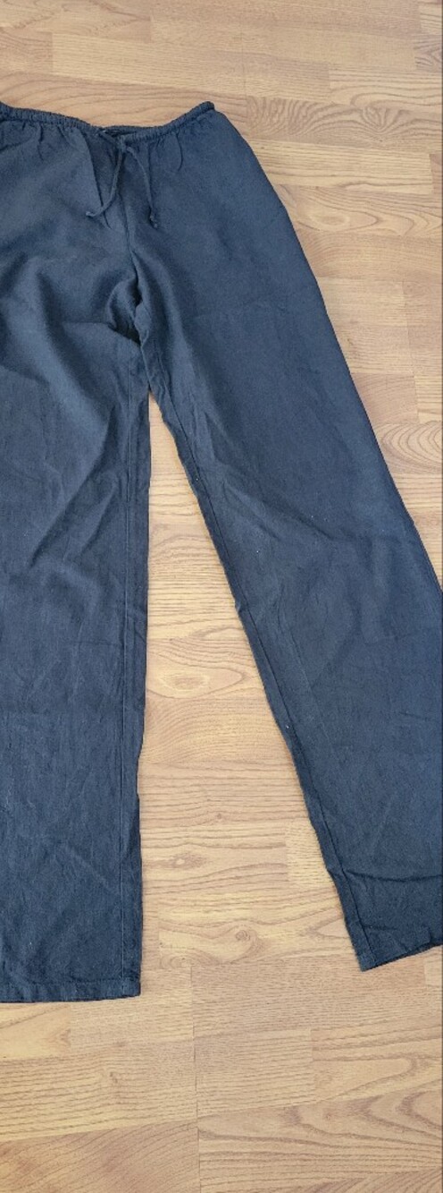 Melville Black Linen Pants